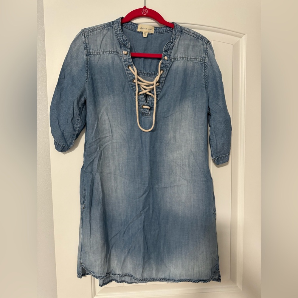Cloth and Stone; Denim tunic